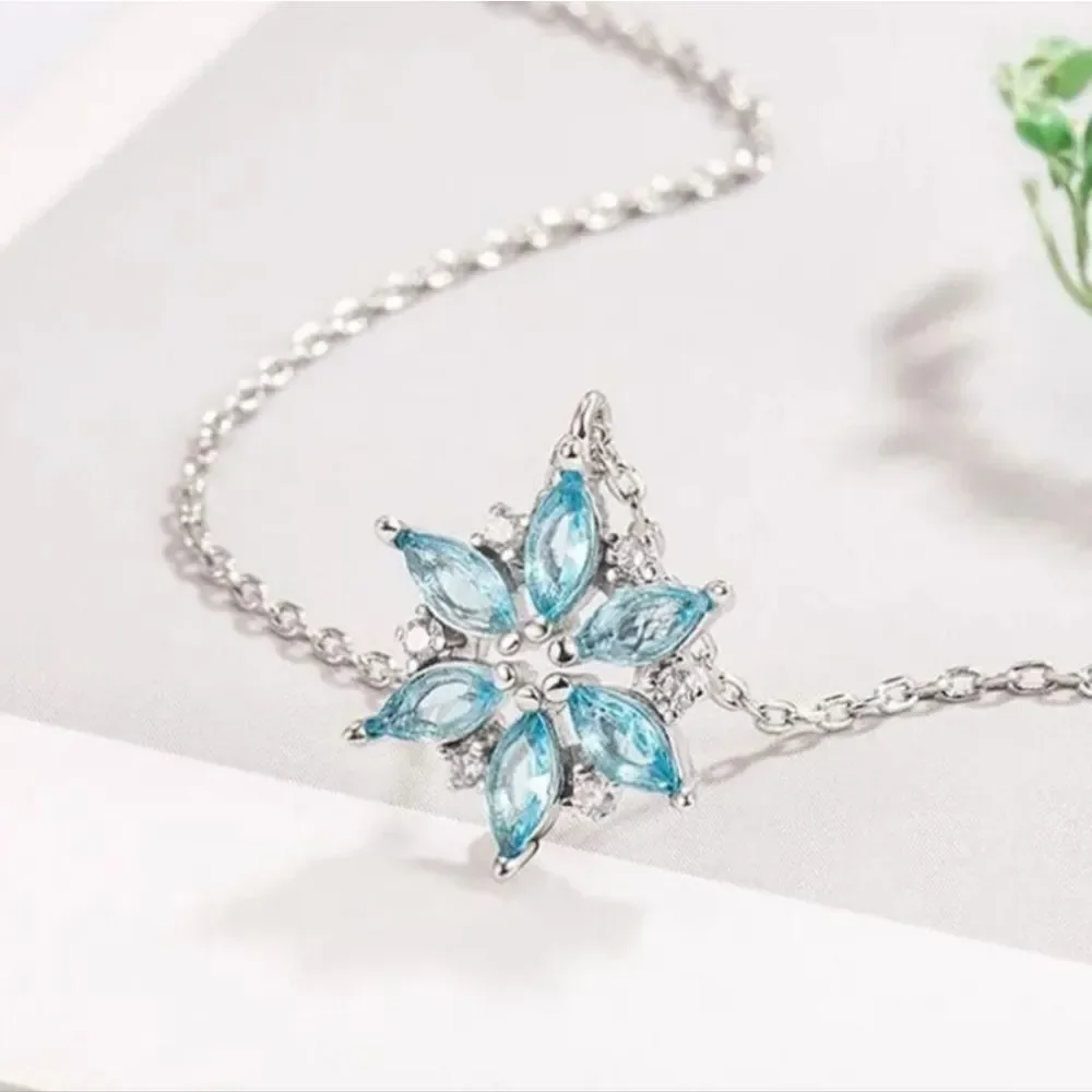 👋 Disney Frozen Snowflake Necklace | Mix And Match 3/$20